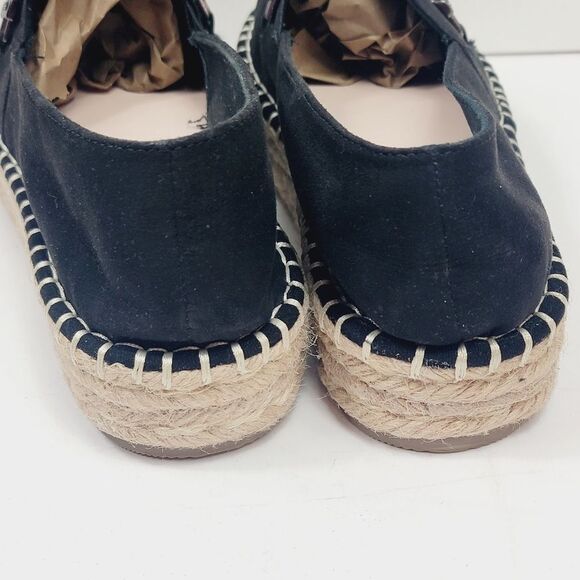 Tahari Black Brooklyn Platform Espadrilles Size 8.5 - Picture 5 of 8